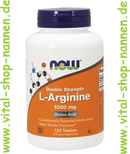 L-Arginine, 1000 mg, 120 Tabletten