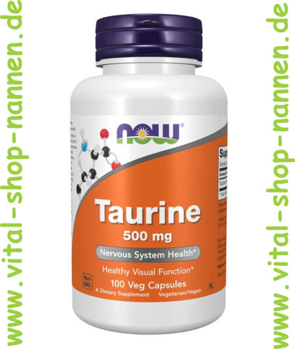 Taurine, 500 mg, 100 Kapseln