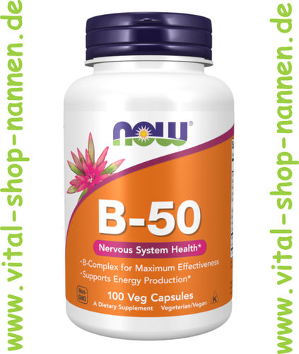 Vitamin B-50 Complex, 100 veg. Kapseln