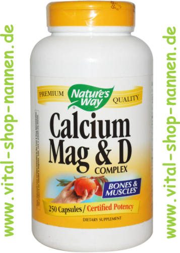 Calcium Mag u.D Complex, Großpackung  250 Kapseln