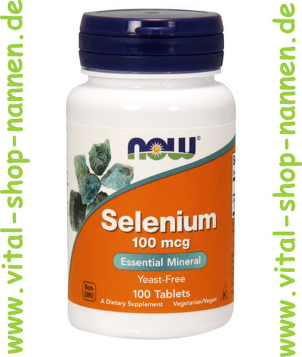 Selenium, hefefrei 100 mcg, 100 Tabletten