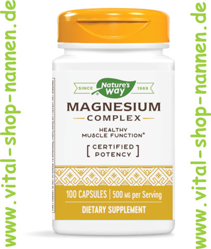 Magnesium Complex, 250 mg, 100 Kapseln