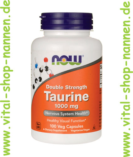 Taurine, 1000 mg, 100 veg. Kapseln