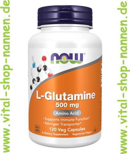 L-Glutamine, 500 mg, 120 veg.Kapseln