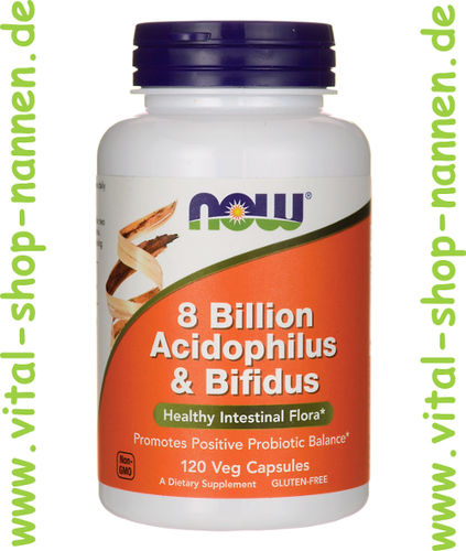 Acidophilus and Bifidus 8 Billion 120 vegetarische Kapseln