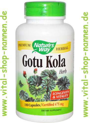 Gotu Kola, 475 mg, 180 Kapseln