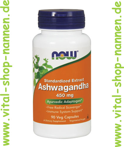 Ashwagandha 450 mg, 90 veg. Kapseln
