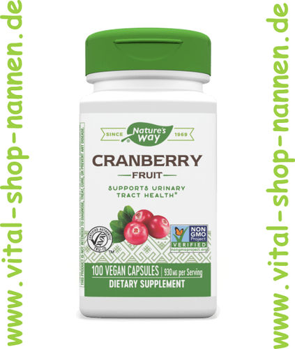 Cranberry Fruit, 465 mg, 100 veg.Kapseln