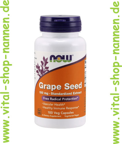 Grape Seed, 100 mg, Standardized Extract, 100 Vcaps