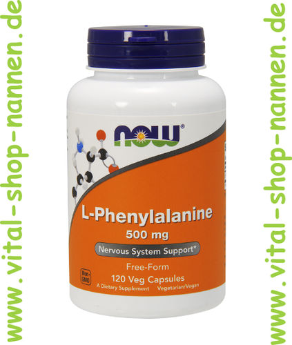 L-Phenylalanine, 500 mg, 120 veg. Kapseln