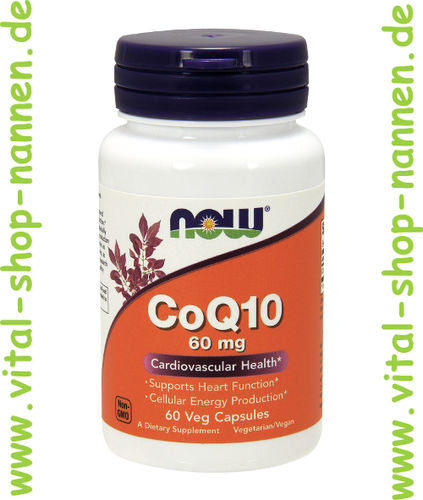 CoQ10 60 mg, 60 veg. Kapseln