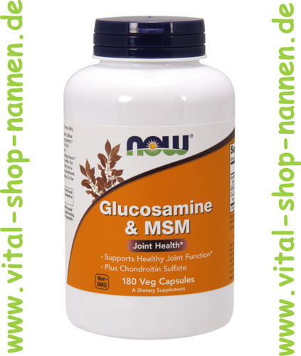 Glucosamine mit MSM, 180 Veg-Kapseln