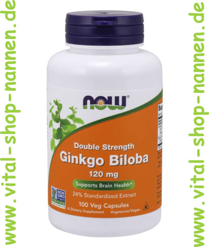 Ginkgo Biloba, 120 mg, 100 Vcaps