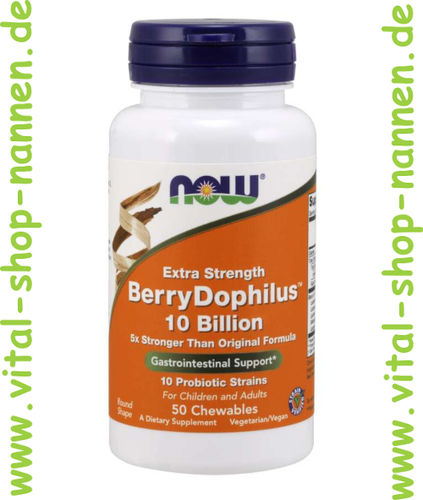 Berry Dophilus 10 Billion extra-Strength 50 Kautabletten