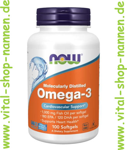 Omega-3 molekular destilliert 100 Softgels