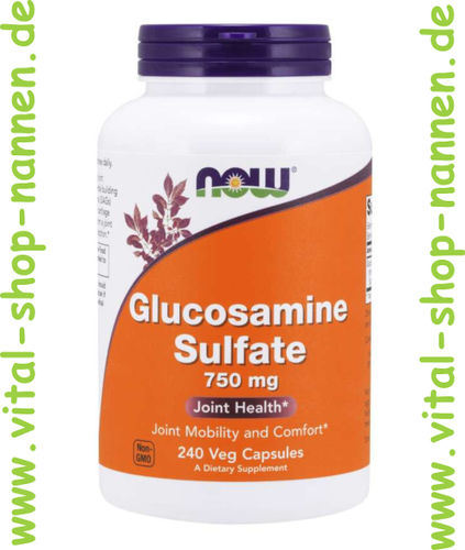 Glucosamin Sulfat, 750 mg, 240 veg. Kapseln