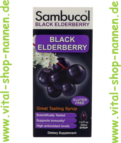 Sambucol, Schwarzer Holunderbeeren-Sirup 230 ml